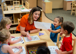 teacher and students