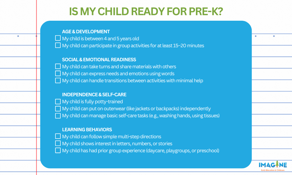 is my child ready for prek